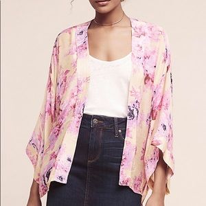 Anthropologie Sefrina Floral Kimono One Size