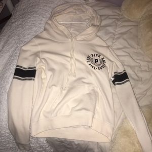Victoria's Secret Pink cream colored hoodie