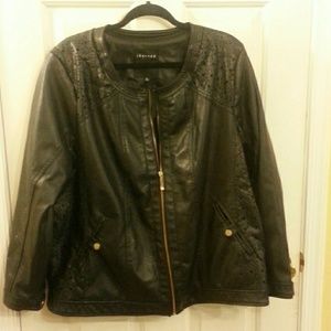 Black zippered jacket