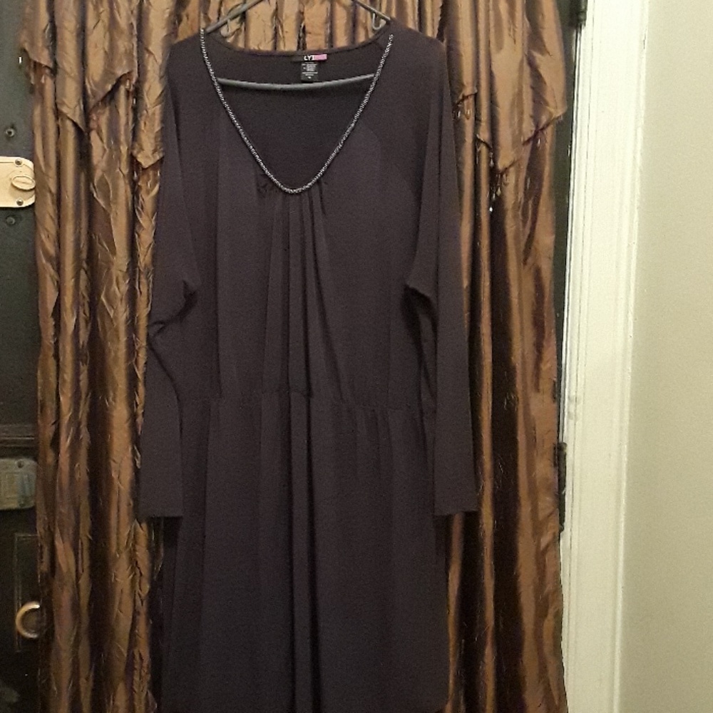 Eggplant color dress