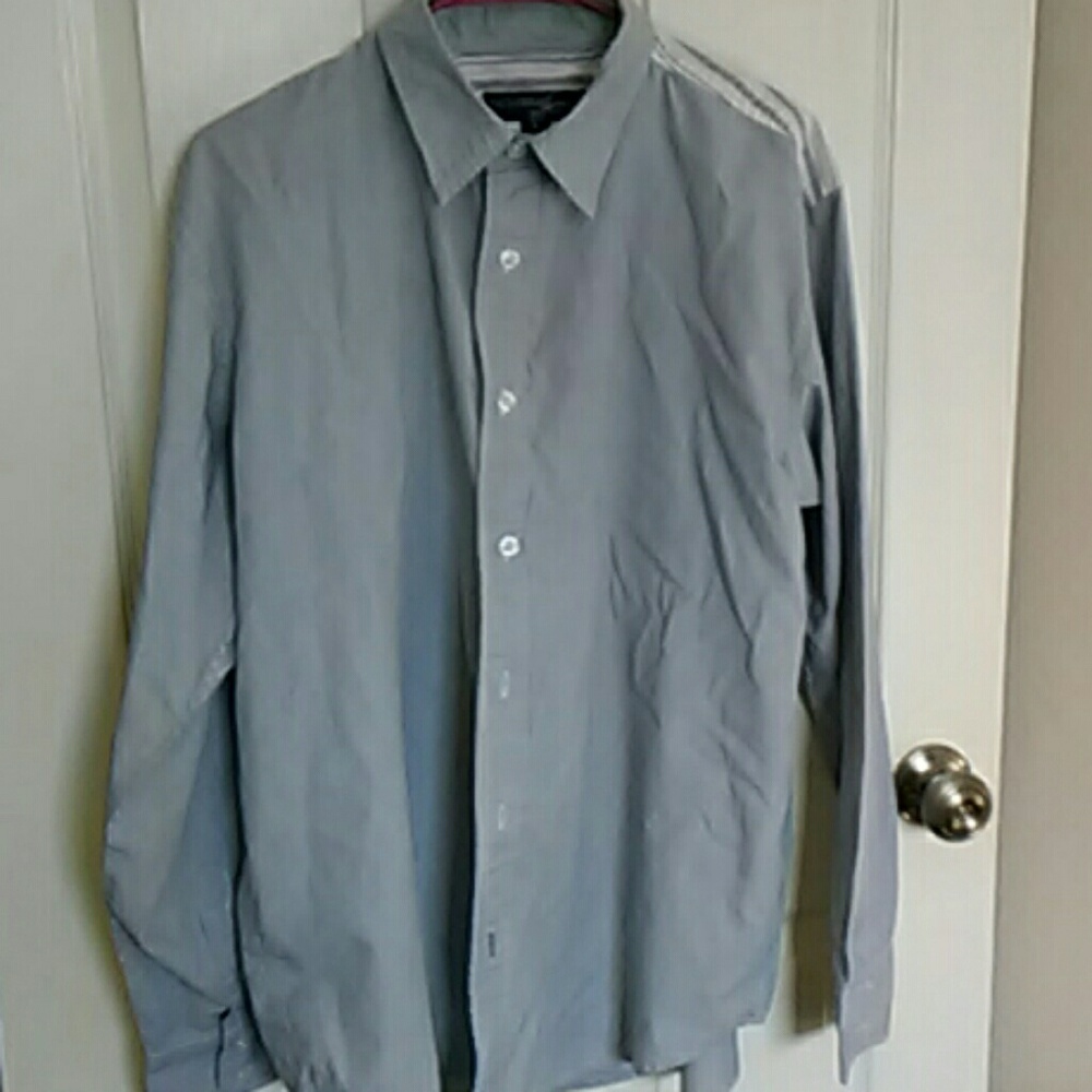 Anchor blue shirt button down $10 SALE