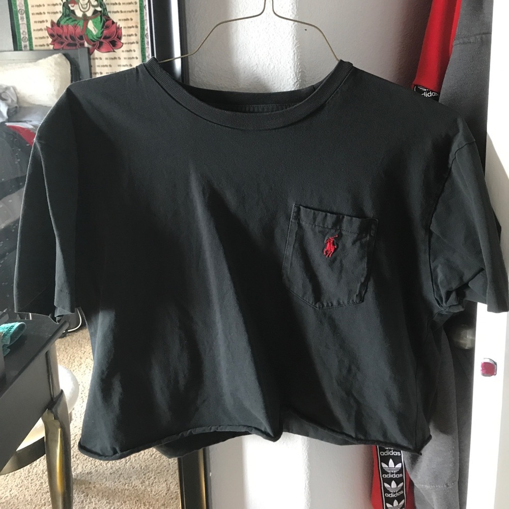 Ralph Lauren polo crop top
