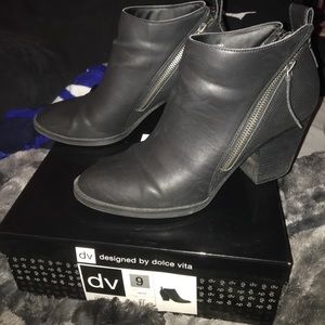 Designed By Dolce Vita Black Booties
