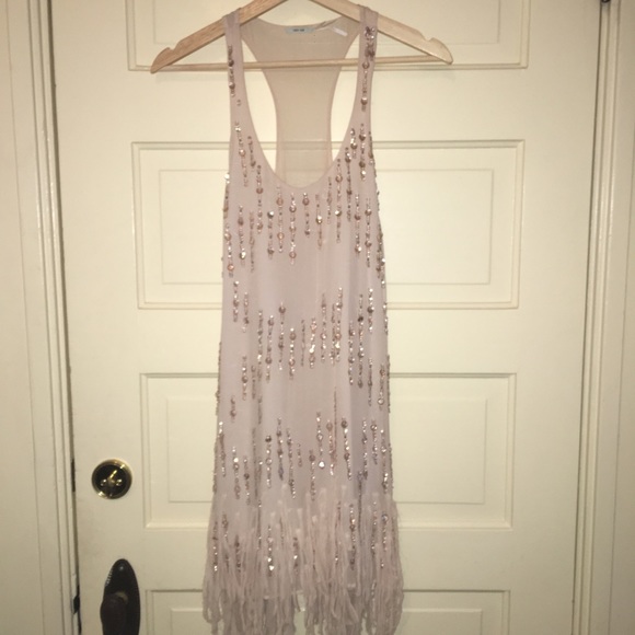 UO Embroidered Sequin Dress - Picture 3 of 5