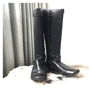 Black Leather Born Boots - WORN A FEW TIMES!!!