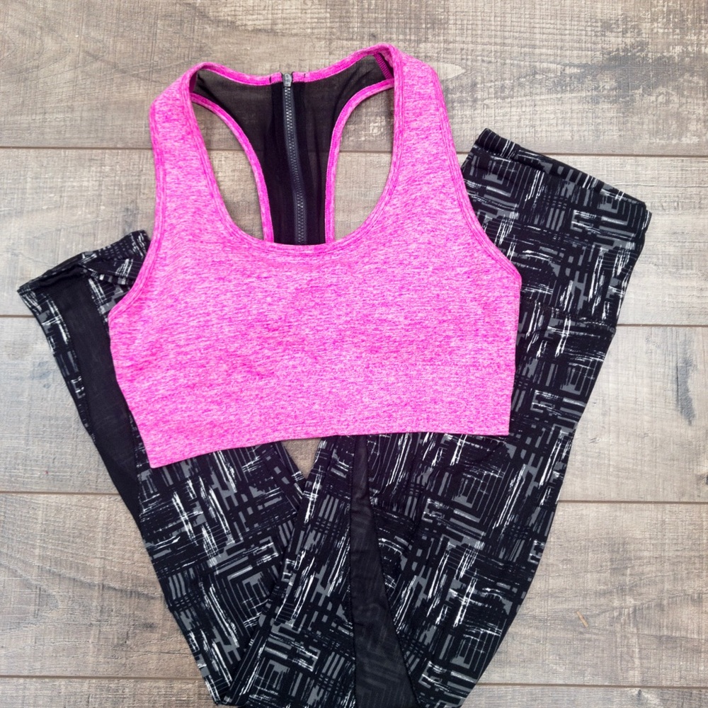 Pink Sports Bra - Picture 2 of 3
