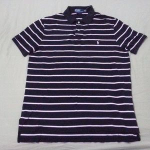 Mens Polo Ralph Lauren Shirt XL Custom Black Pink