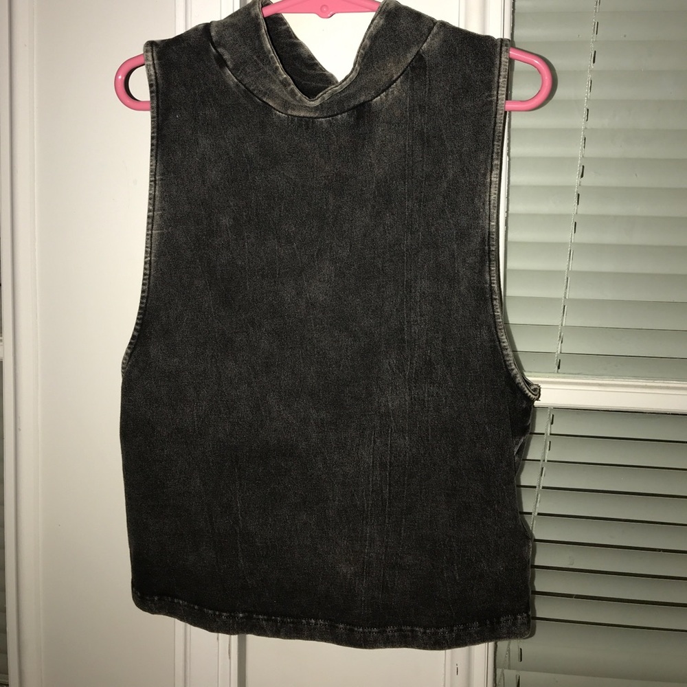 Silence + noise mock neck top