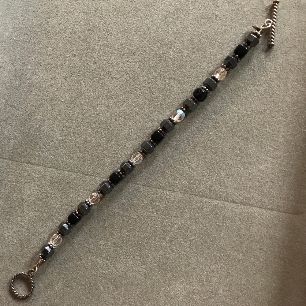 Silpada Black, Hematite & Crystal (CZ) Bracelet