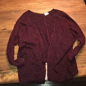 Burgundy L.A. HEARTS Cardingan!