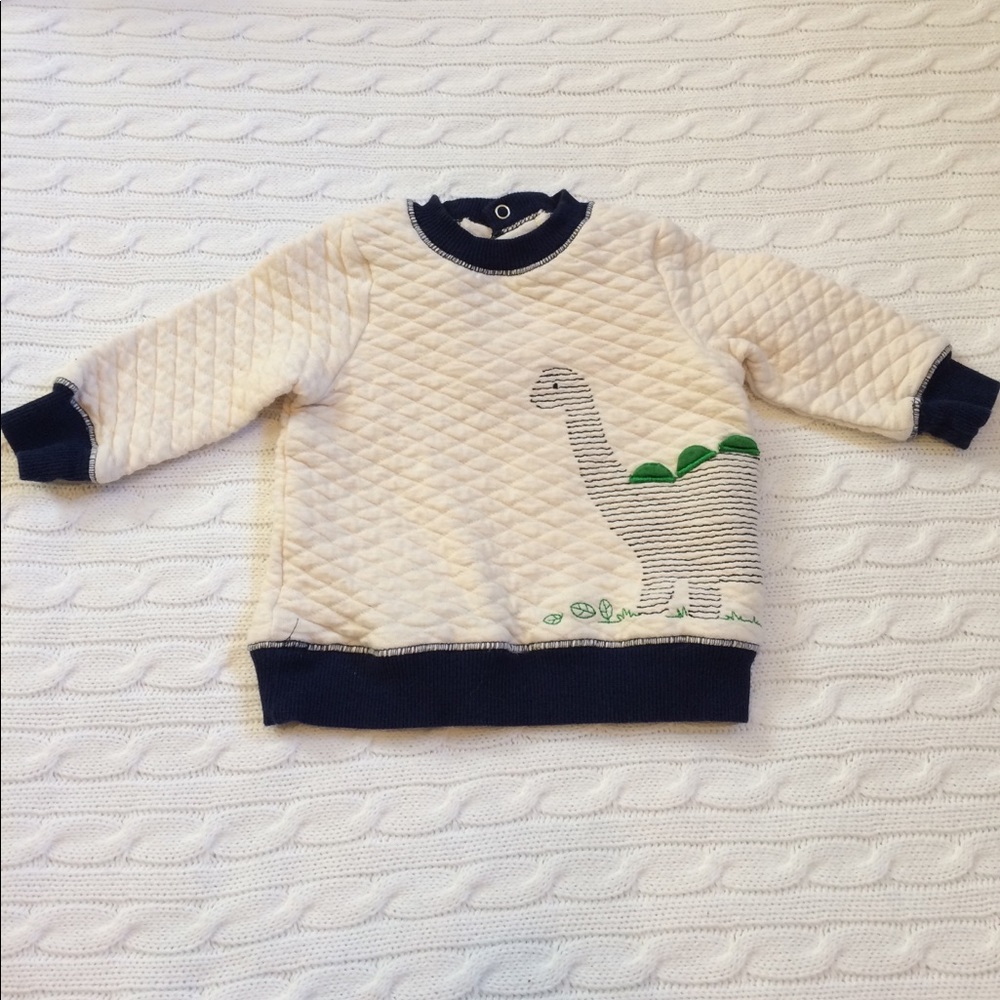 NWOT Little Me Waffle Quilted Sweatshirt