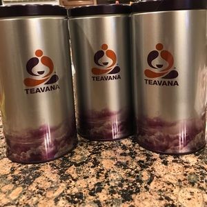 Teavana Cans.  $7.95 each in store