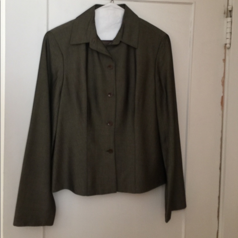 Ann Taylor LS blazer top -buy 2, get 1 free promo