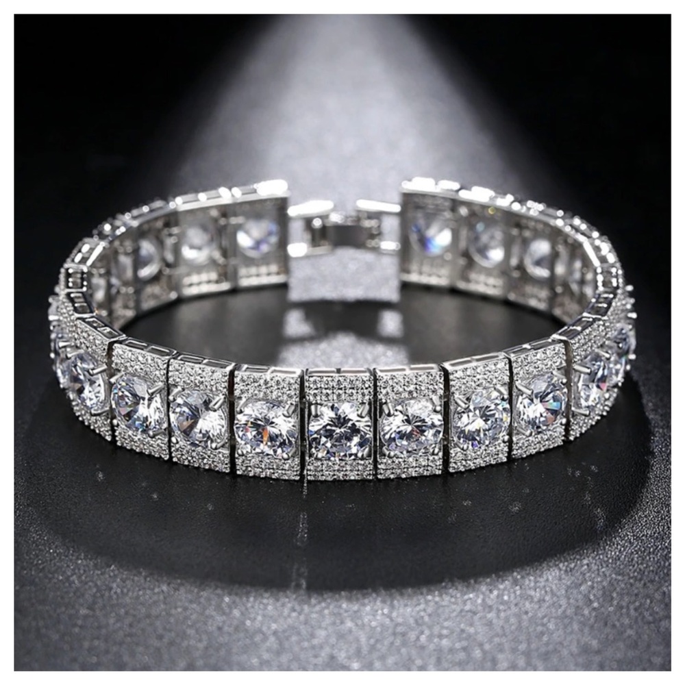 Swarovski Crystals The Jami Tennis Bracelet - Picture 3 of 5