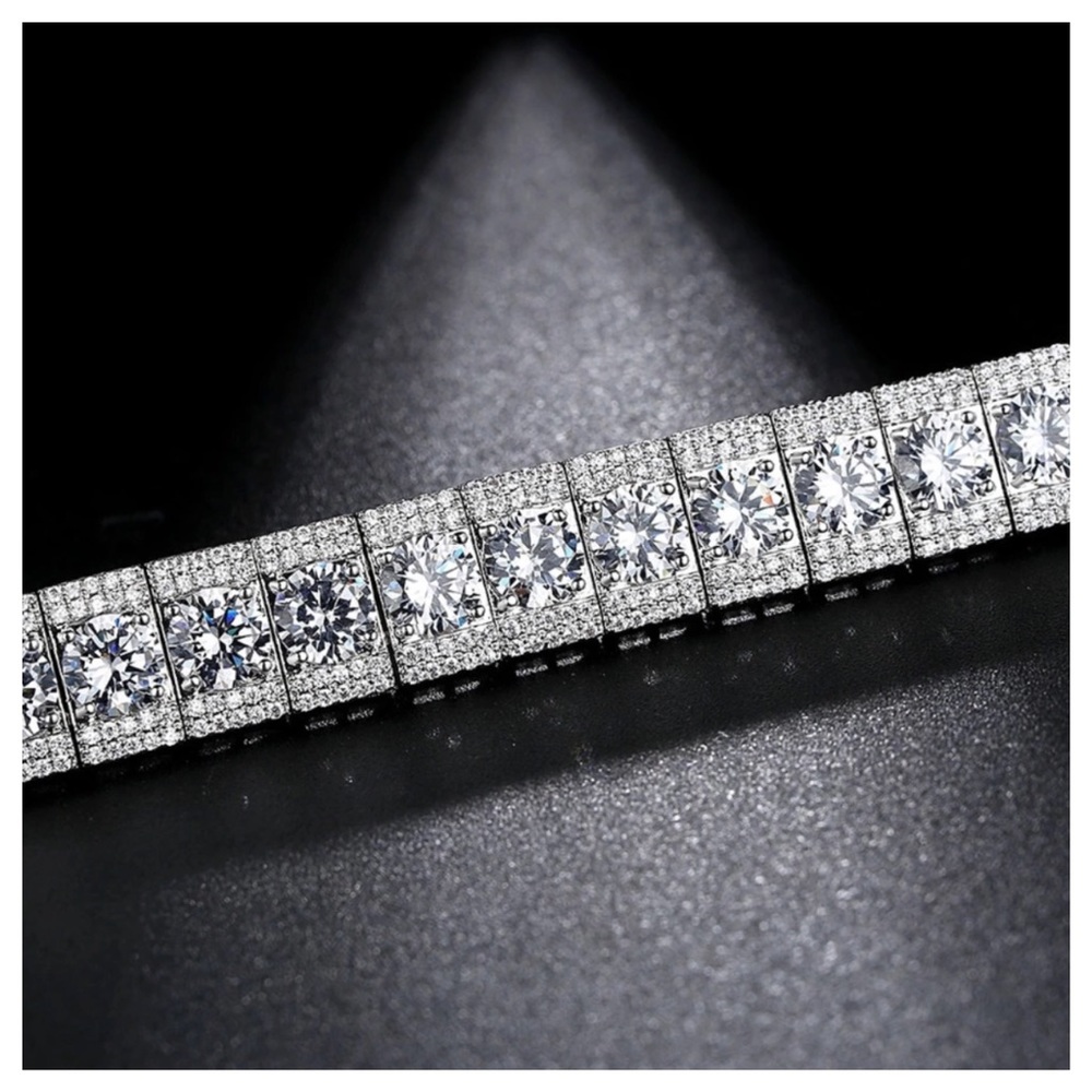 Swarovski Crystals The Jami Tennis Bracelet - Picture 5 of 5