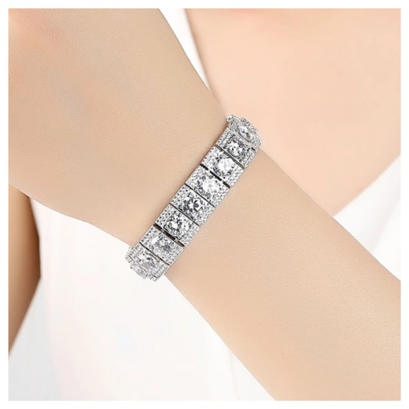 Swarovski Crystals The Jami Tennis Bracelet - Picture 2 of 5