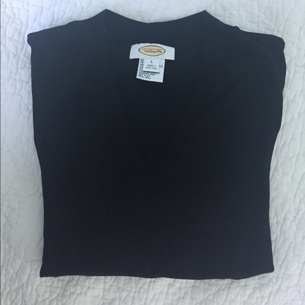 Talbots black light-weight sweater