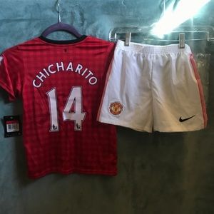 Little boys Manchester United Kit