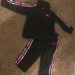 Girls Adidas Jogging Suit