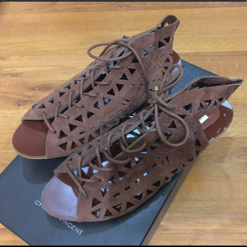 Suede sandals