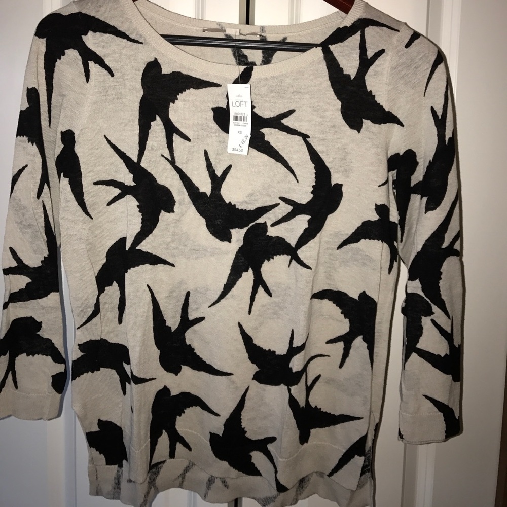 Khaki/black Loft sweater