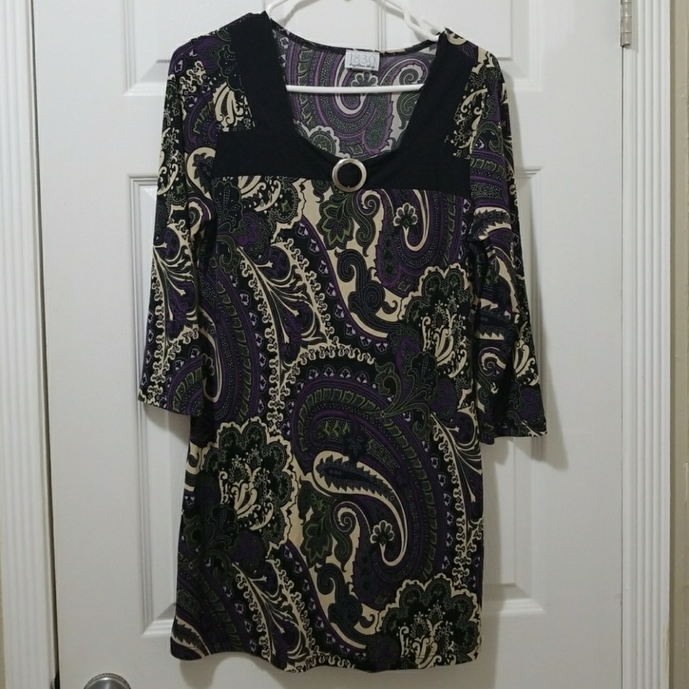 Embellished 1830 dress