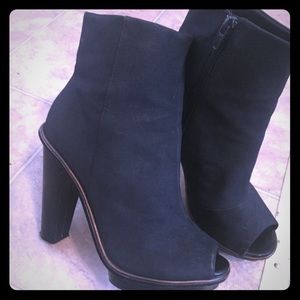 HM Peep Toe Booties. Size 8