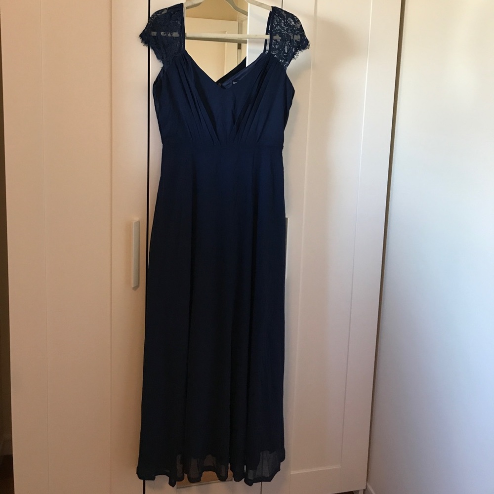 Blue Chiffon Gown