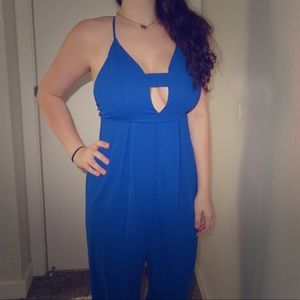 Dainty Hooligan Royal Blue Jumpsuit