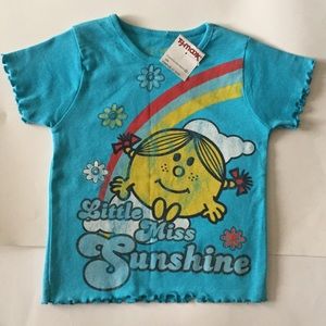 Girl Little Miss Sunshine Shirt Size 4T NWT