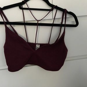 Burgundy Express Bralette!