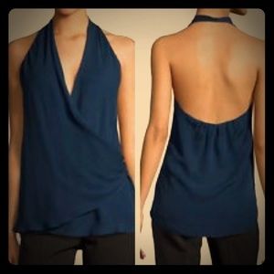 Haute Hippie silk halter top