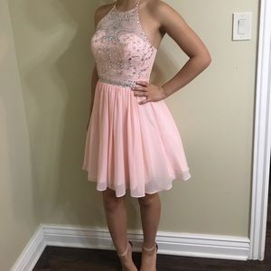 Pink HOCO dress, worn once in excellent condition