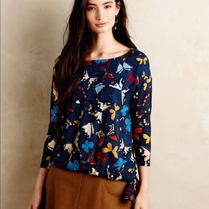 Anthropologie Weston Eustace Tie-Bottom Top L