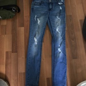 Size 5 Denim ripped jeans!