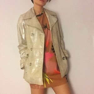 Michael kors metallic leather