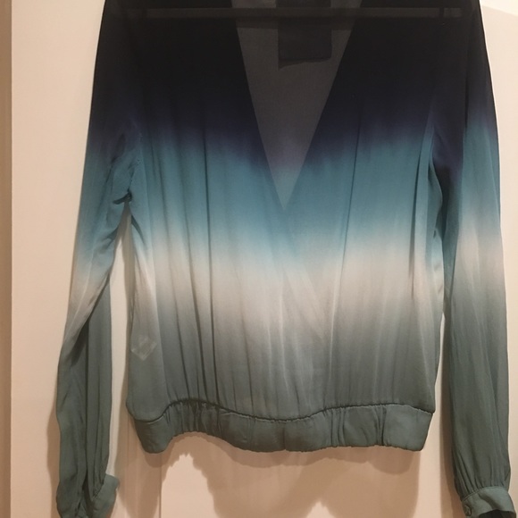 Young fabulous and broke silk ombré top - Picture 3 of 4