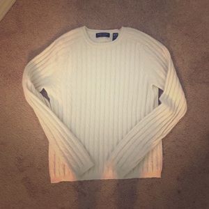 2-ply Cream 💯 Cashmere Sweater