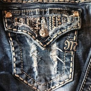 Miss Me Boot Cut Jeans Size 25