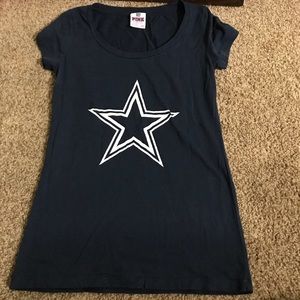 Scoopneck Dallas Cowboys logo tee