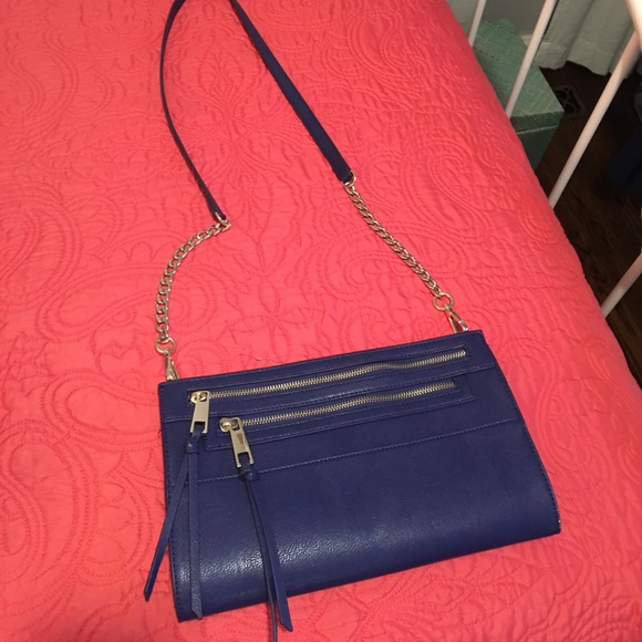Royal blue crossbody/clutch - Picture 1 of 8