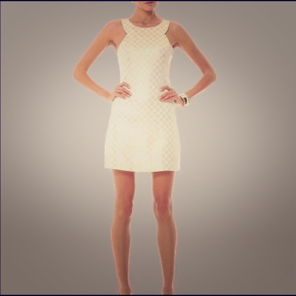 Lilly Pulitzer Gold Party dress