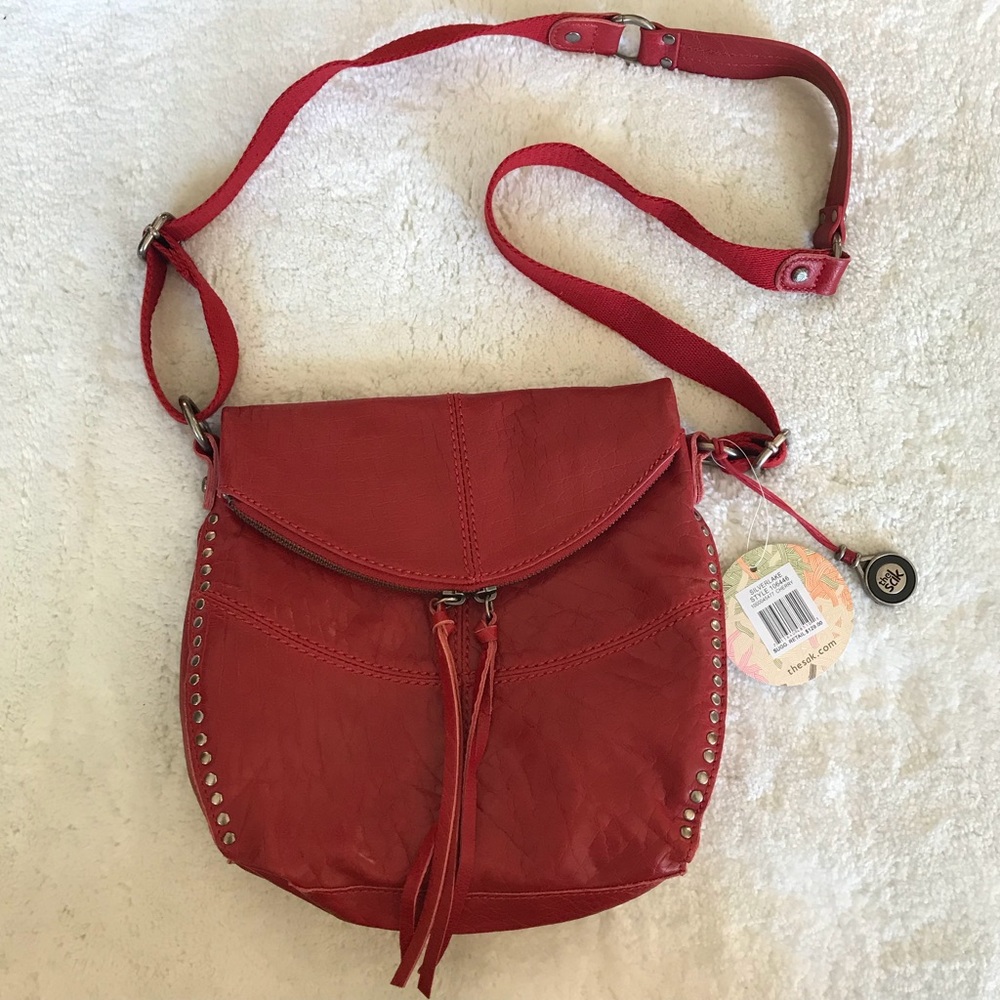 The Sak Silverlake Red Crossbody Purse