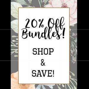 20% off two or more items!