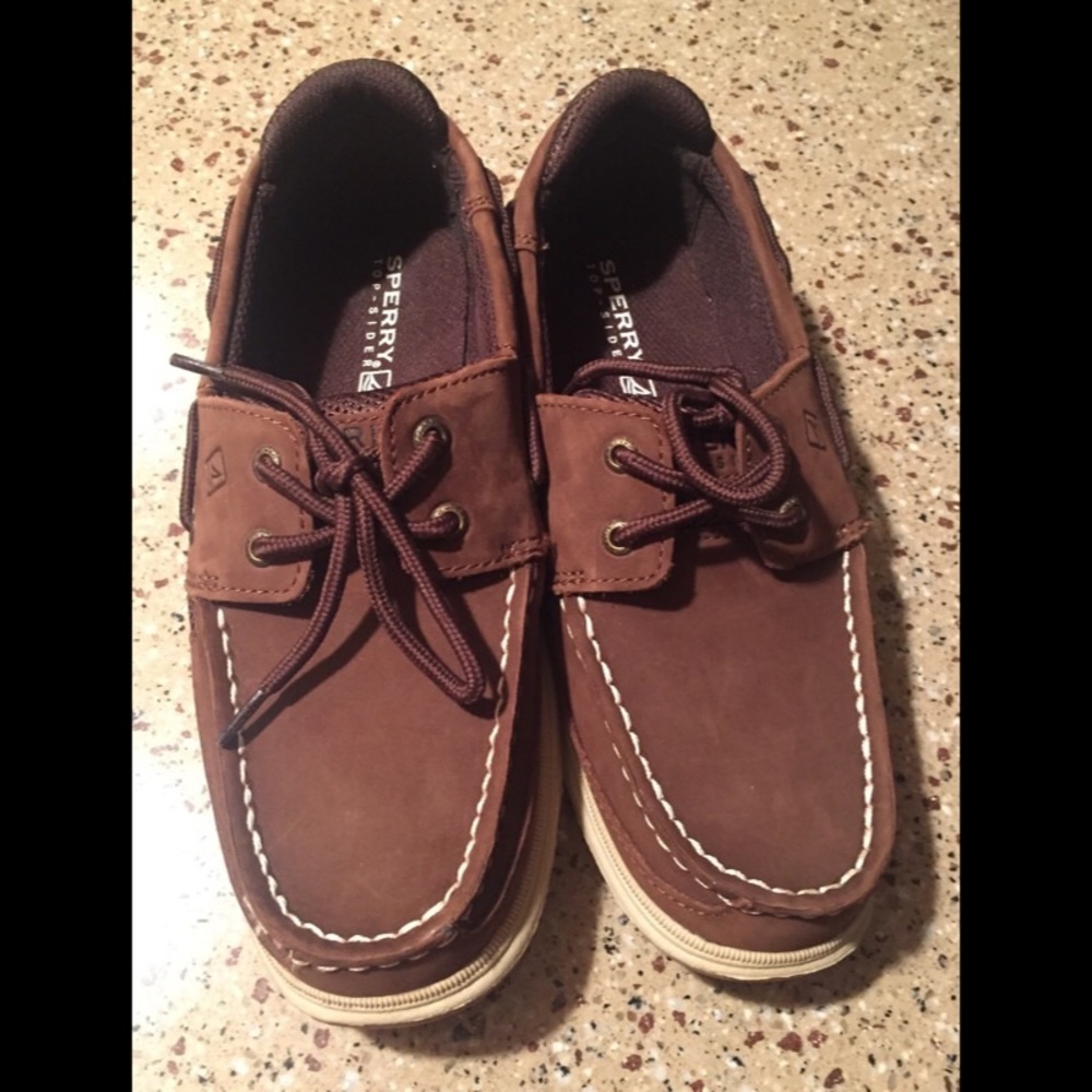 Sperry Boys Lanyard Brown