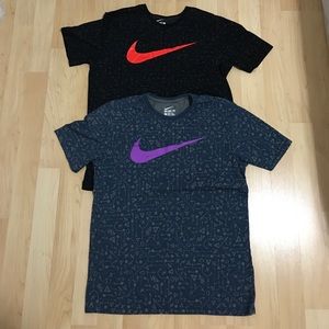 (TWO SET) NIKE DRI-FIT MENS athletic tshirt (L)