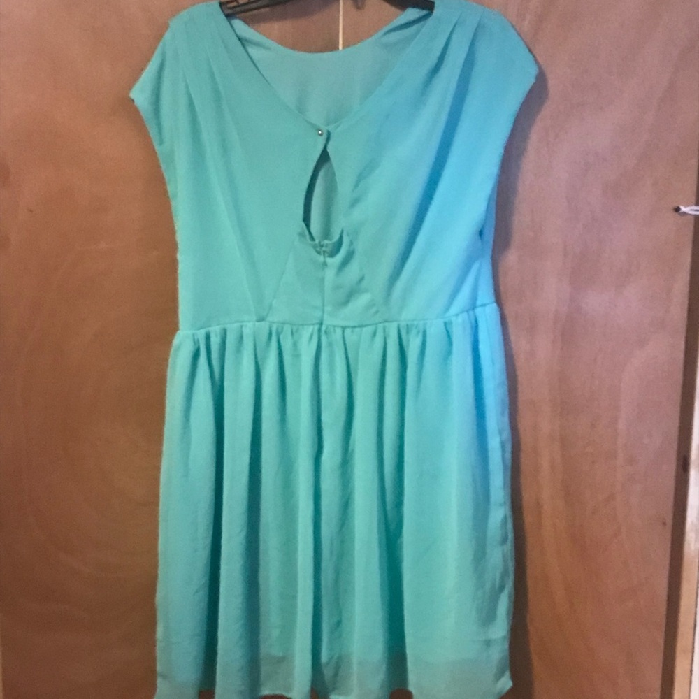 Turquoise mossimo dress