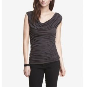 Express  Rouched Cowl Shell Top