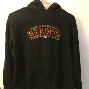 SF Giants black child's hoodie XL.