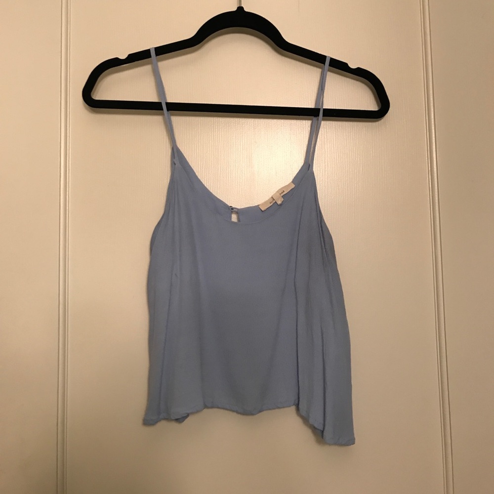 Cropped skinny tank top